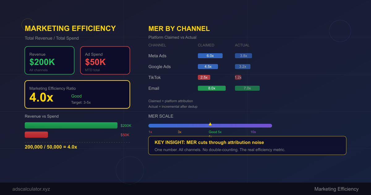Featured image for How to Calculate Marketing Efficiency Ratio (MER): Formula & Guide