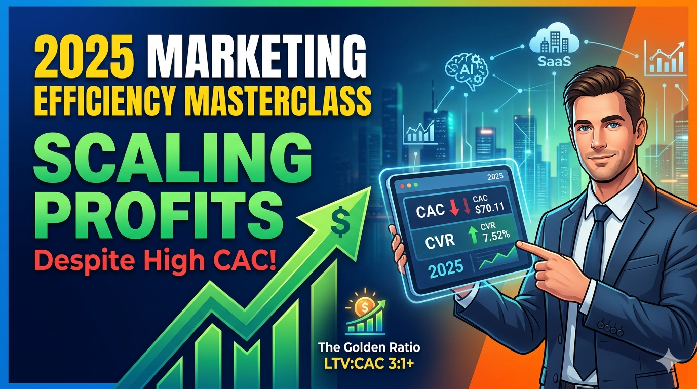 Featured image for 2025 Marketing Efficiency Masterclass: Scaling Profits in a High-CAC World
